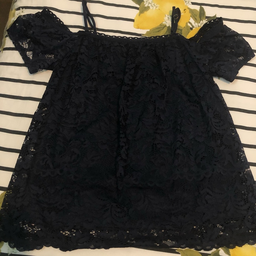 Lace top.